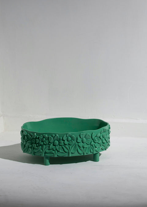 Davi Footed Oval