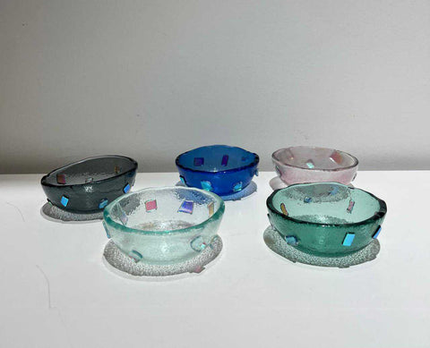 Bowls With Multicolor Stones