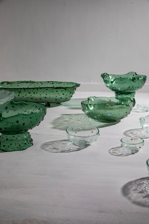Stone Duo Bowl Green